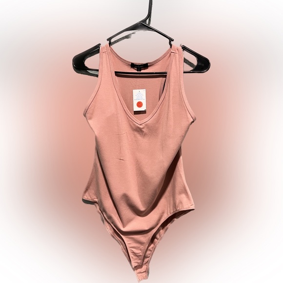 Ambiance Tops - Ambiance Sleeveless Body Suit Plus Size-NWT